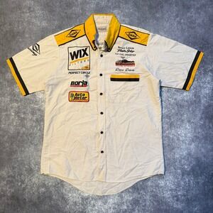 Vintage Top Fuel Dragster Racing Pit Crew Shirt Wix Filters Dana Men's Large